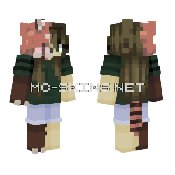 Viviantte Minecraft skin, front and back
