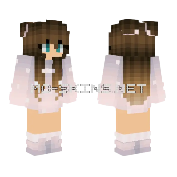 Viviantte Girl Minecraft skin, front and back