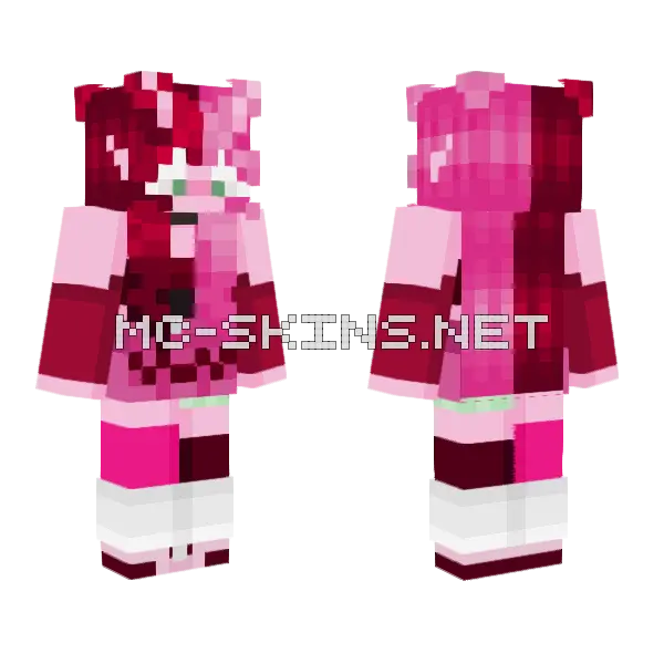 Vivicosmia New Model Minecraft skin, front and back