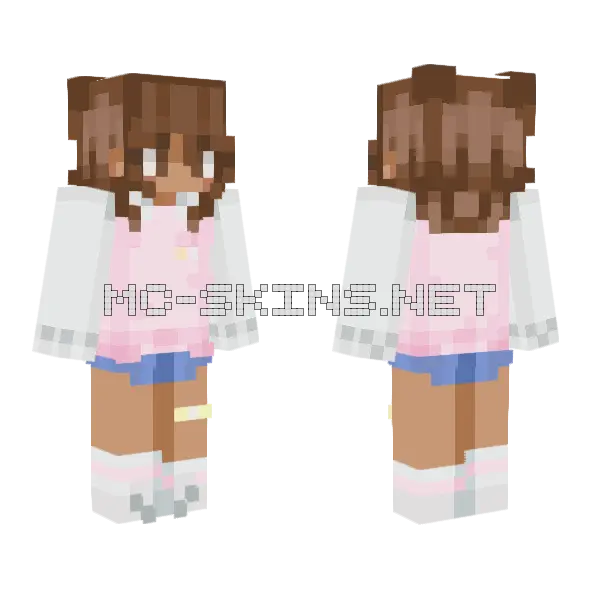 Vivienne OC Skin Minecraft skin, front and back