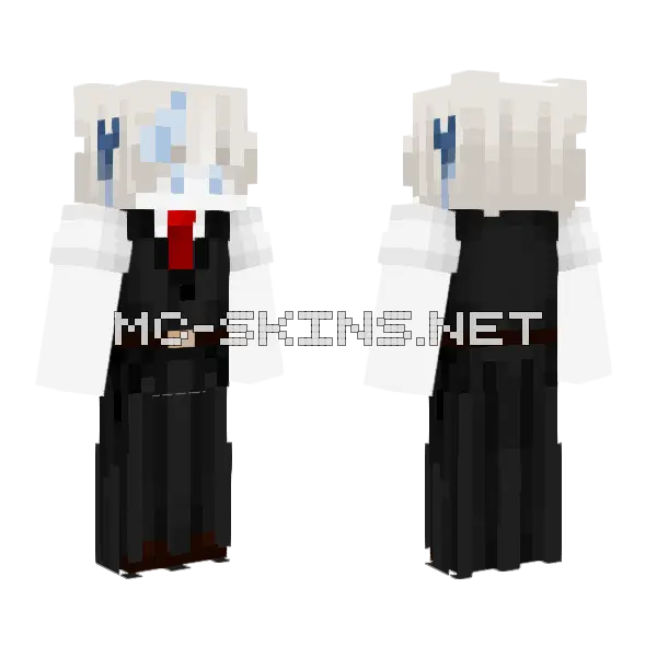 Vleskas Suit Minecraft skin, front and back