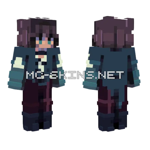 Void Of Heart Minecraft skin, front and back