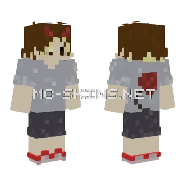 Void Skin Minecraft skin, front and back