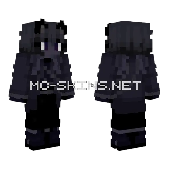 Void Skin Minecraft skin, front and back