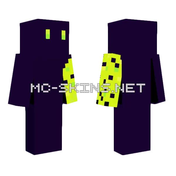 Void Walker Minecraft skin, front and back