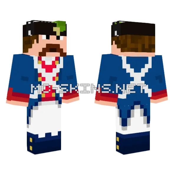 Volontarios De Aragn Minecraft skin, front and back