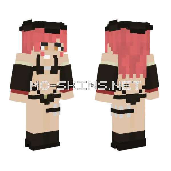 Volume Beat The Gun Minecraft skin, front and back