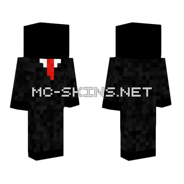 Vorlage Anzug Minecraft skin, front and back