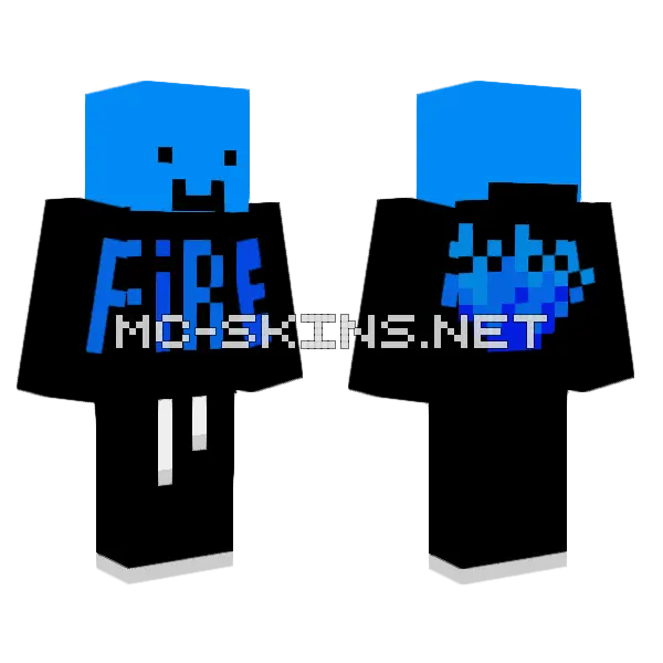 Vorx Trixxy Minecraft skin, front and back