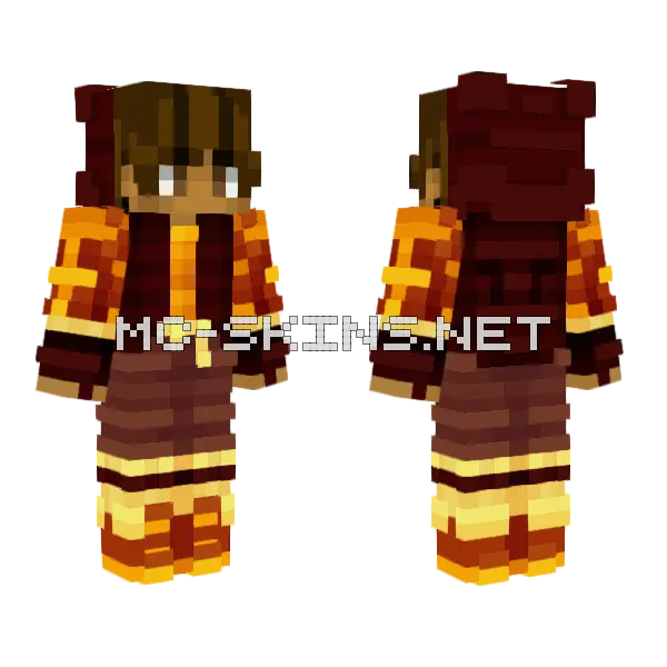 Vrampage The Amber Champions BC Minecraft skin, front and back