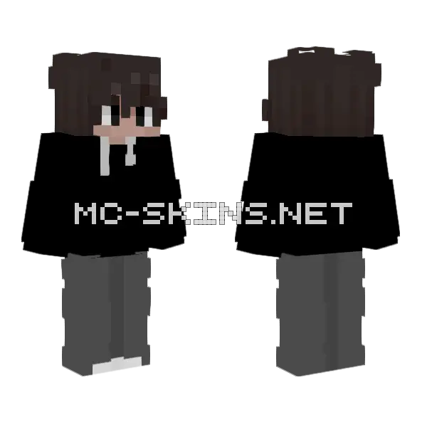 Vxn Girl Minecraft skin, front and back