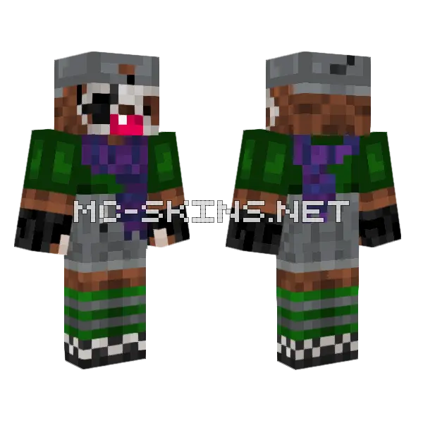 Vyllp Minecraft skin, front and back