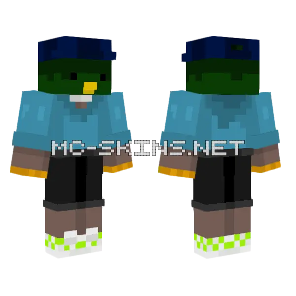 Vyllp The Mallard Minecraft skin, front and back