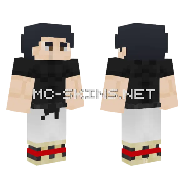 W I P Minecraft skin, front and back