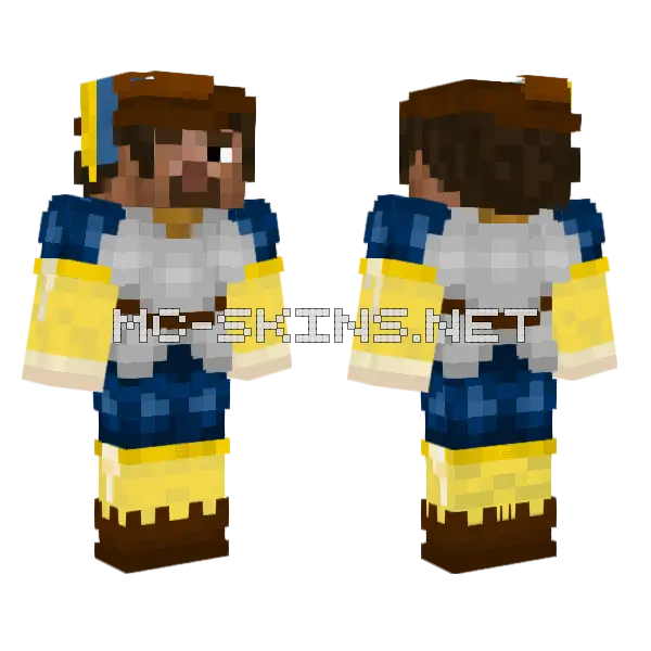 Wache 2 Minecraft skin, front and back