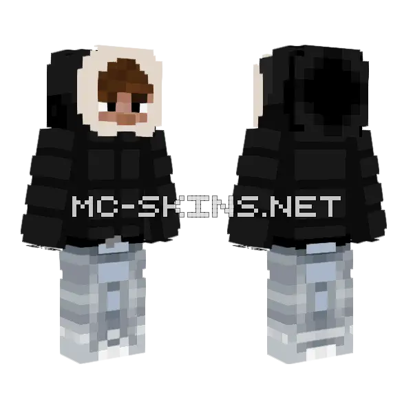 Wad Minecraft skin, front and back