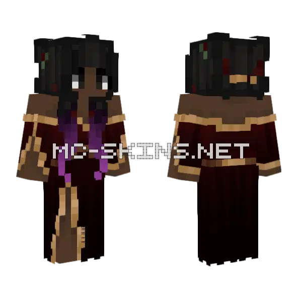 Wadaw Minecraft skin, front and back
