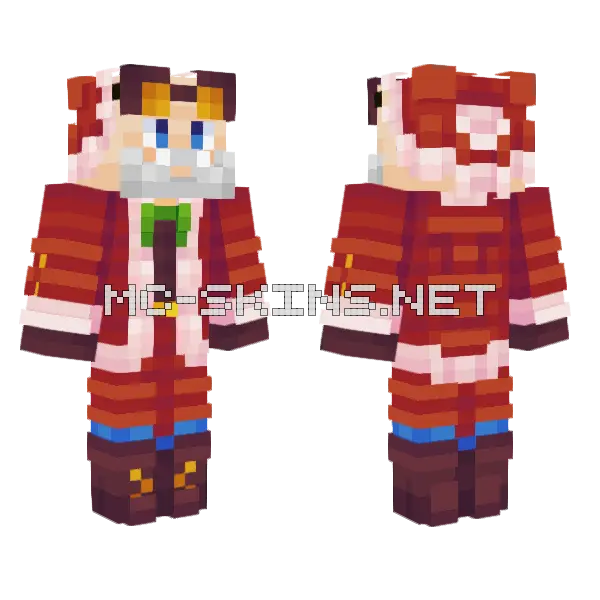 Wadebox Green Team Biome Battle Minecraft skin, front and back