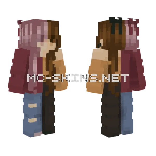 Waffles And Syrup 3 Collab Minecraft skin, front and back