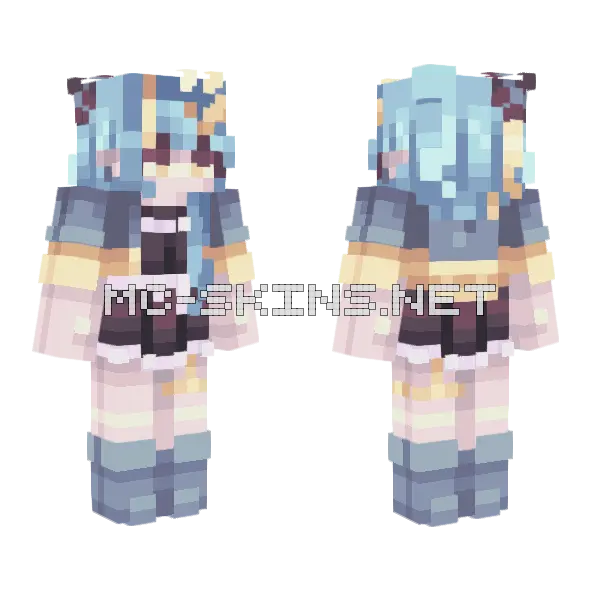 Waiting On The Sky To Change Minecraft skin, front and back