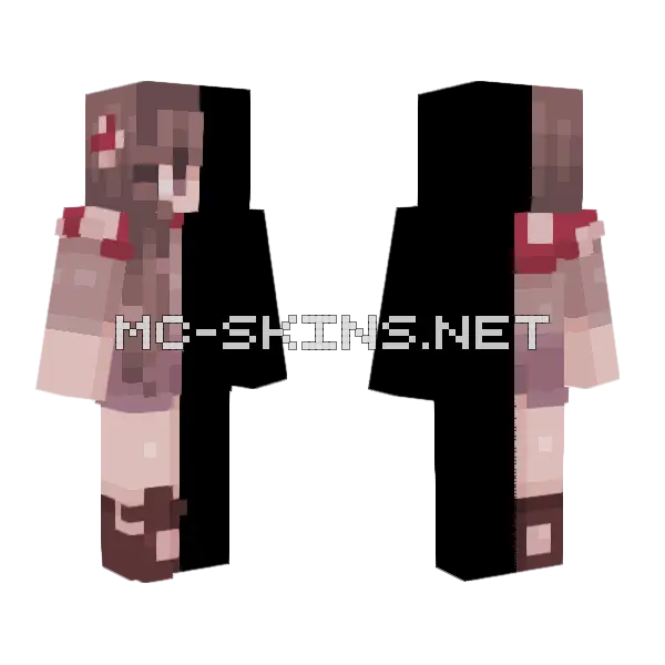 Walk In The Woods Colab Minecraft skin, front and back