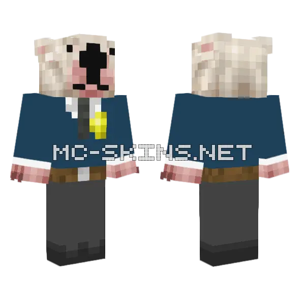 Walter Police Minecraft skin, front and back