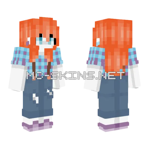 Wanda Inspired Minecraft skin, front and back