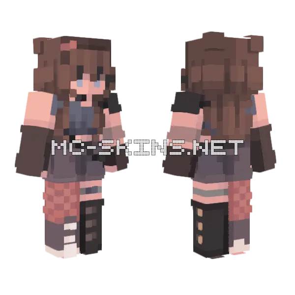 Wanderbelle Skin Minecraft skin, front and back