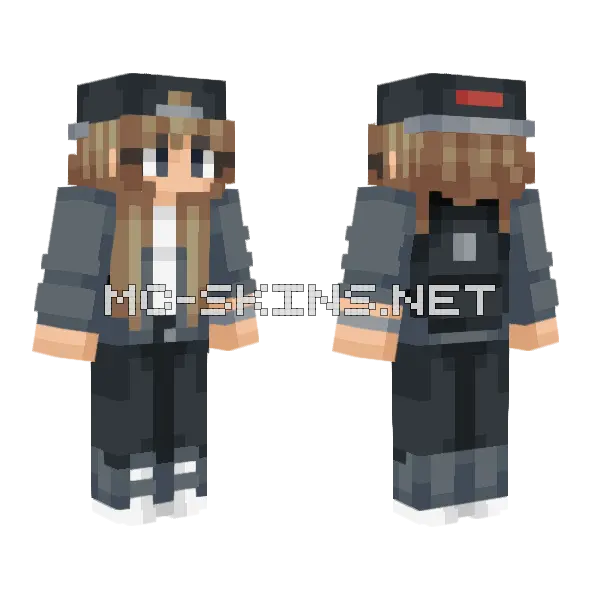 Want Your Love Minecraft skin, front and back