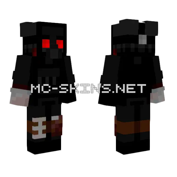 Ward Pierce Minecraft skin, front and back