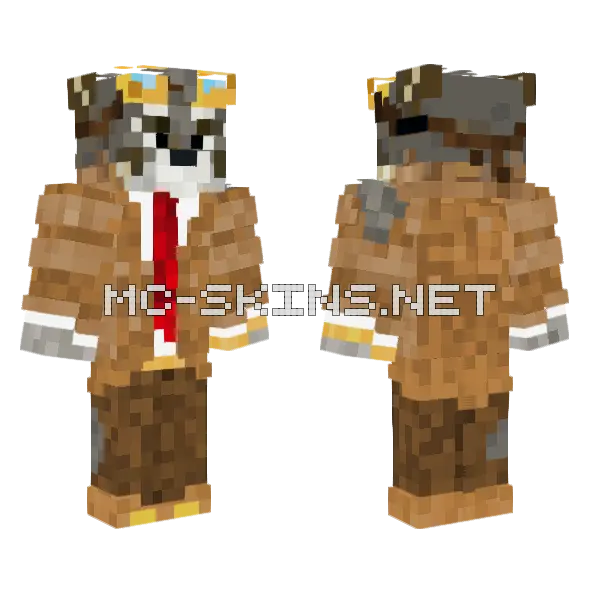 Warlord 2 Minecraft skin, front and back