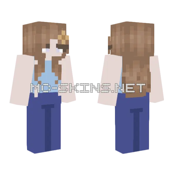 Warm Summer Days Minecraft skin, front and back