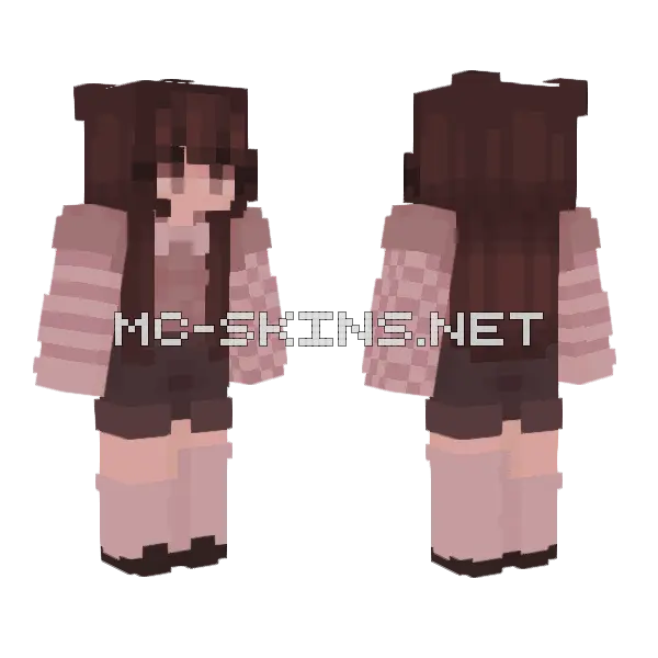 Warmth St Minecraft skin, front and back