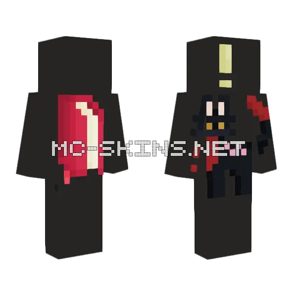 Warriors Story Five Minecraft skin, front and back