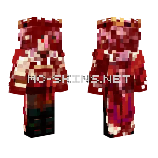 Wartime Techno Minecraft skin, front and back
