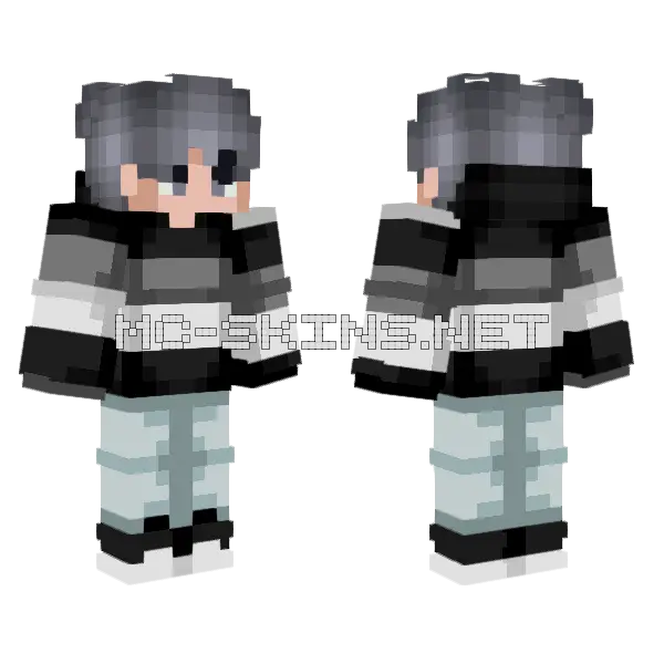Wasn T There Minecraft skin, front and back