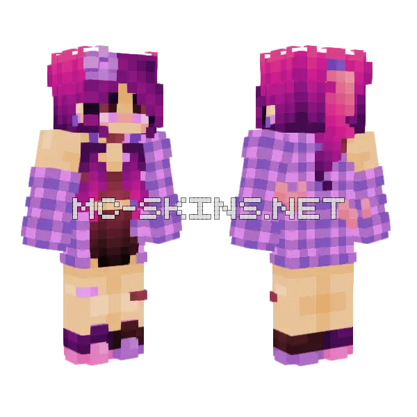 Watch The Clock Ticking Off Minecraft skin, front and back