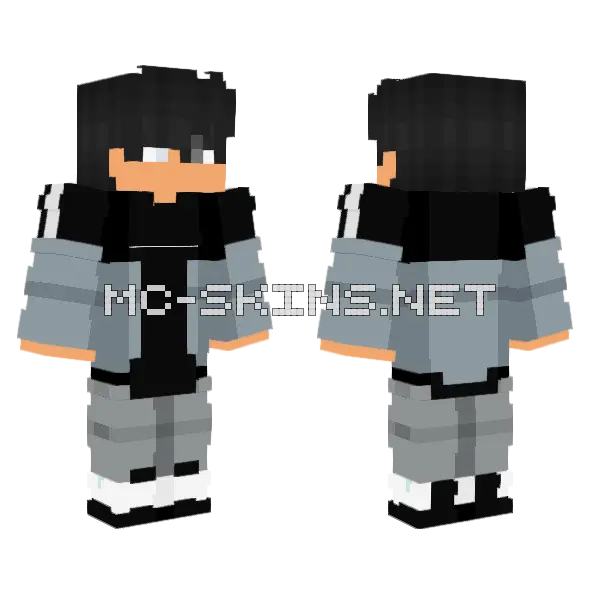 Watch Up Minecraft skin, front and back