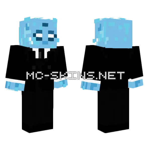 Watchman Effect Minecraft skin, front and back