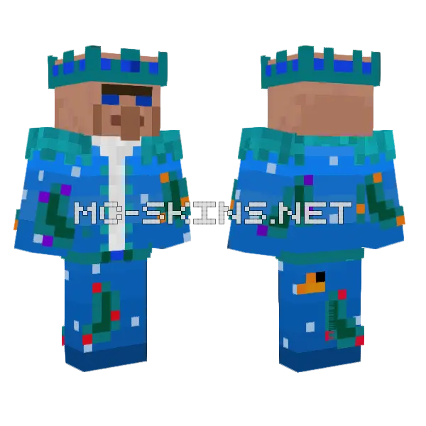 Water Joe 3 Minecraft skin, front and back