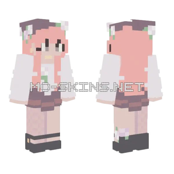 Water Lilies Rc Minecraft skin, front and back