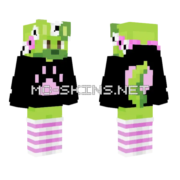Wato Team Outfit Minecraft skin, front and back