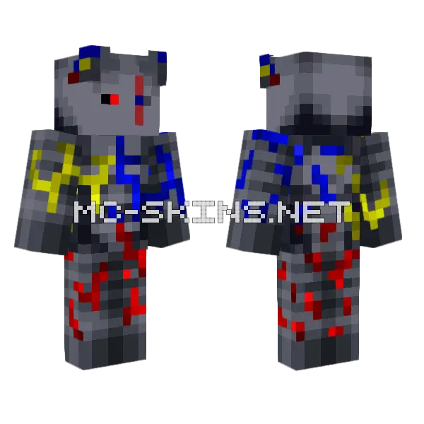 Wavesinger Bluechainwonder Philippine Markings Minecraft skin, front and back