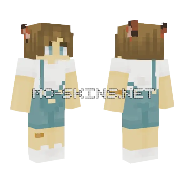 Way To Go Tiger Minecraft skin, front and back