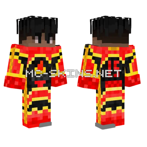 Wazon Nr 15 Minecraft skin, front and back