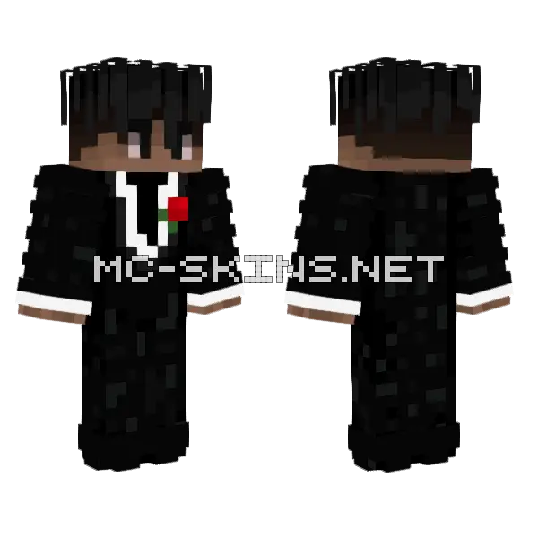 Wazzy Gala Minecraft skin, front and back