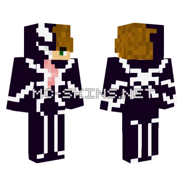 We Are Venom Minecraft skin, front and back