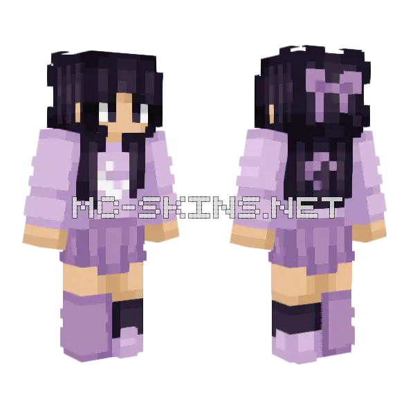We Love Minecraft skin, front and back