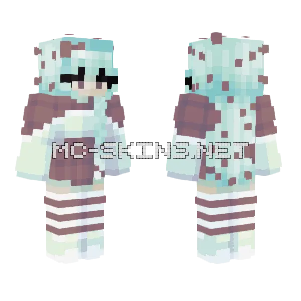 We Made It Lucky Base Minecraft skin, front and back