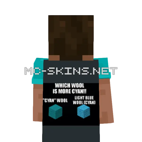We NEED to rename the "Cyan" Wool" to "Teal cape, outside and lining